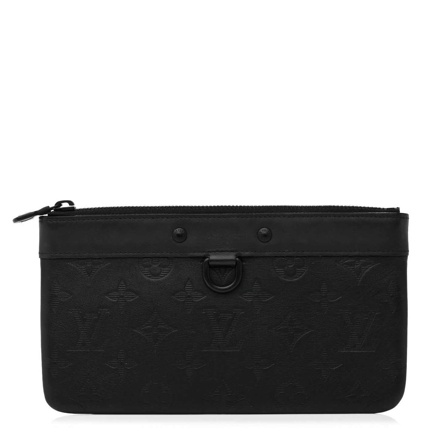 Calfskin Monogram Shadow Discovery Pochette PM Black