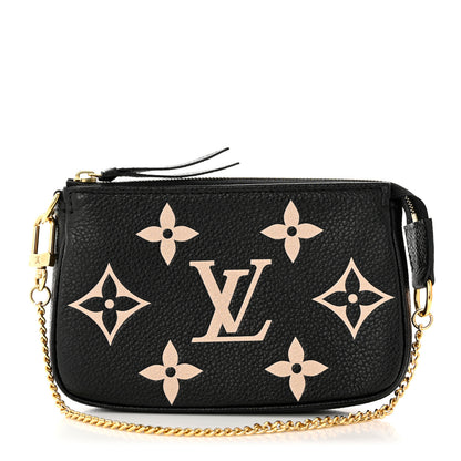 Louis Vuitton Empreinte Monogram Giant Mini Pochette Accessories Black 1 of 7