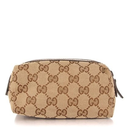Gucci Monogram Small Balthus Cosmetic Case Beige Ebony Cocoa 1 of 7