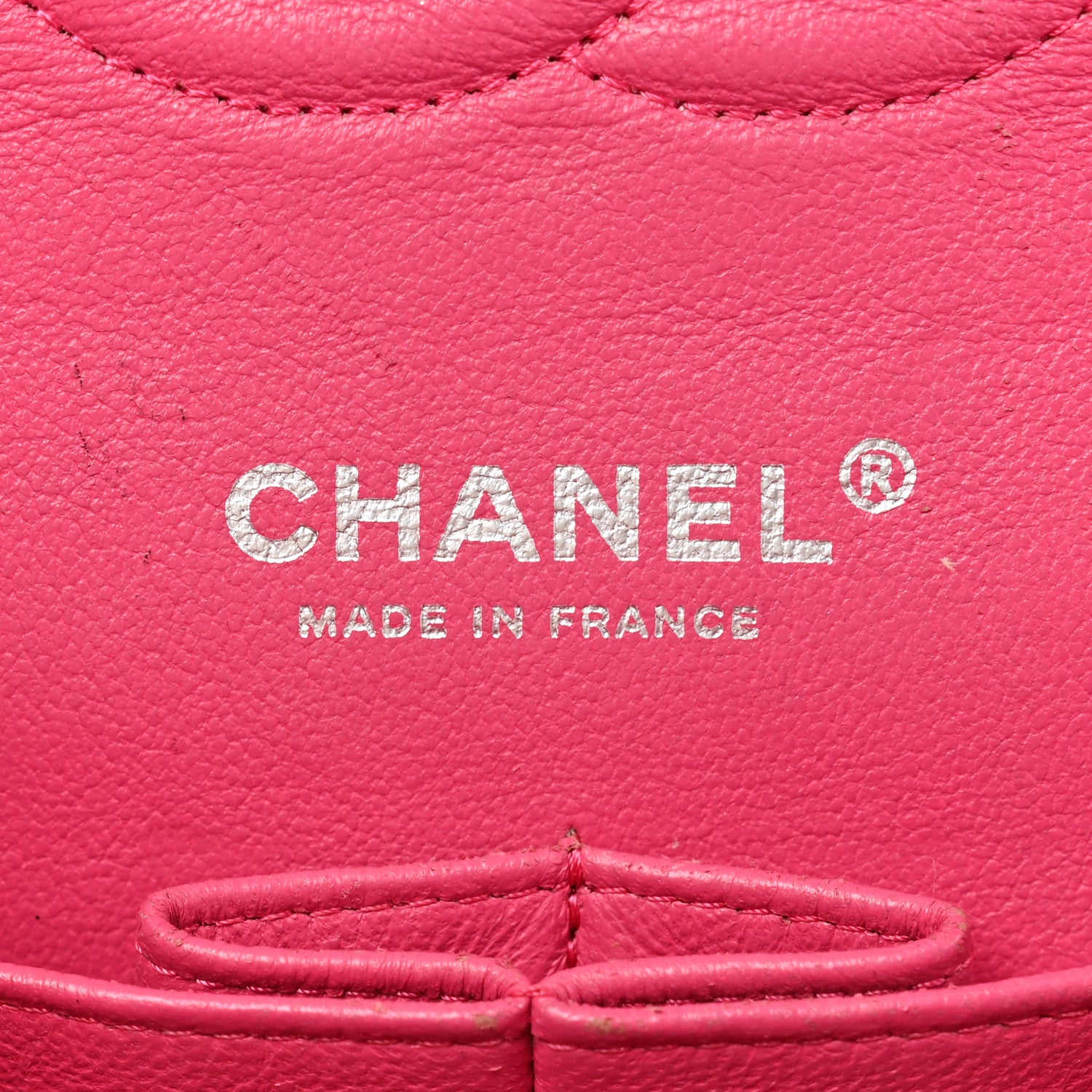 Chanel Tweed Quilted Medium Double Flap Hot Pink 6 of 13