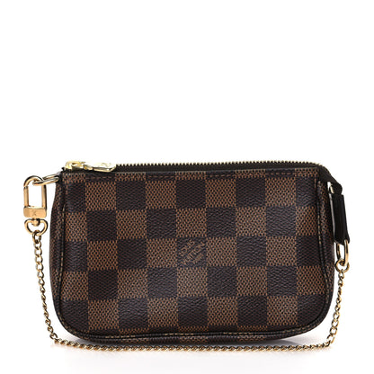 Louis Vuitton Damier Ebene Mini Pochette Accessories 1 of 10