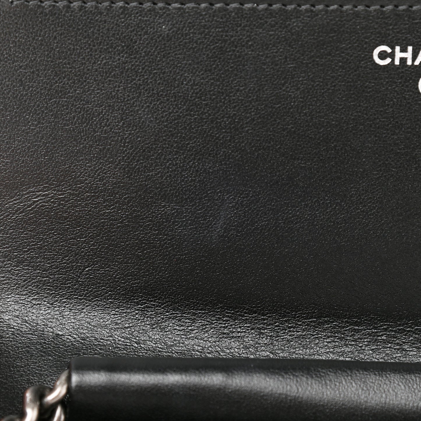 Caviar Quilted Boy Wallet On Chain WOC Black