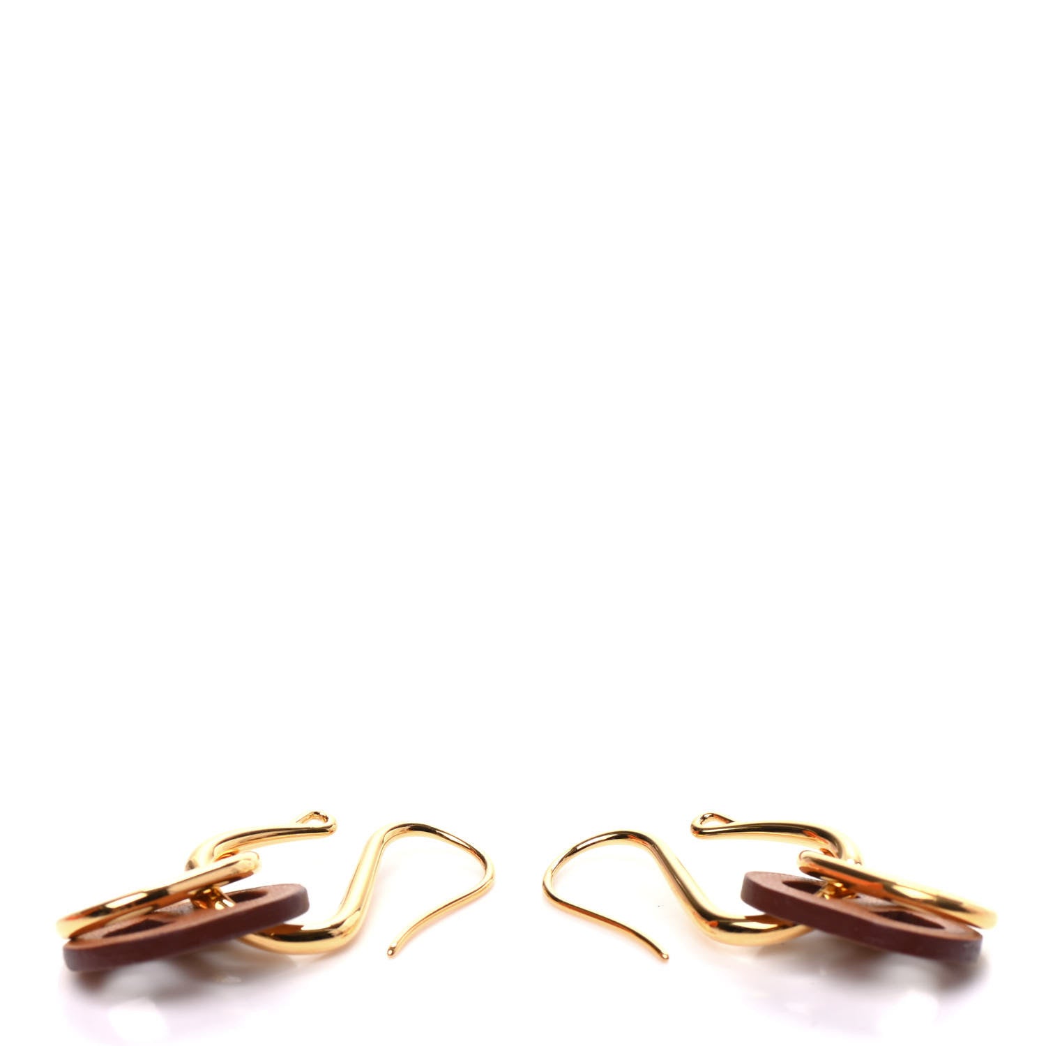 Hermes Swift O'Maillon Earrings Gold 5 of 6