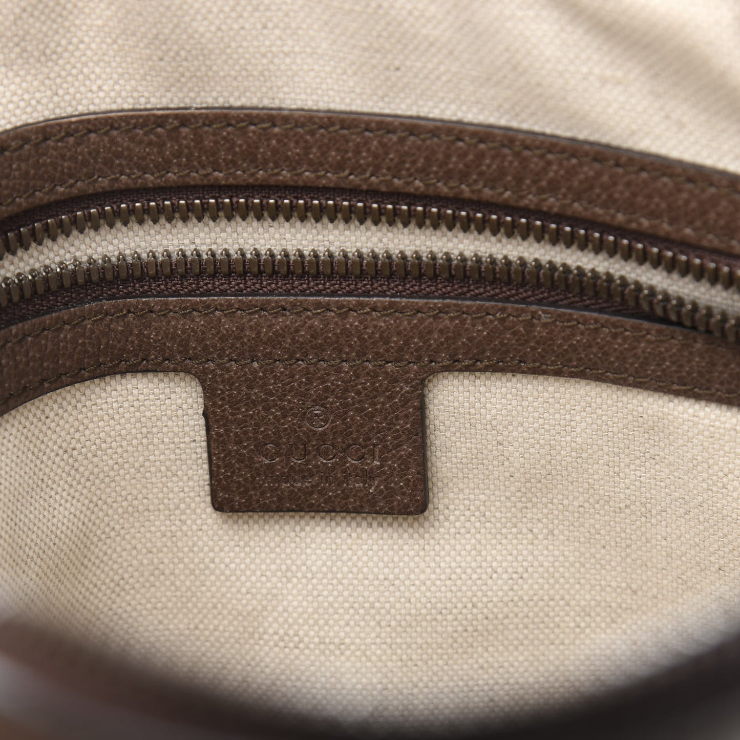 GG Supreme Monogram Web Small Ophidia Messenger Bag Brown