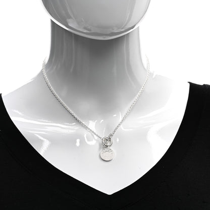 Hermes Sterling Silver Amulettes H Confettis Pendant Necklace 2 of 5