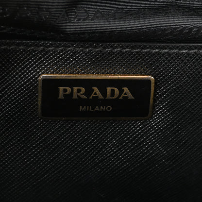 Prada Saffiano Lux Large Galleria Double Zip Tote Black 6 of 10