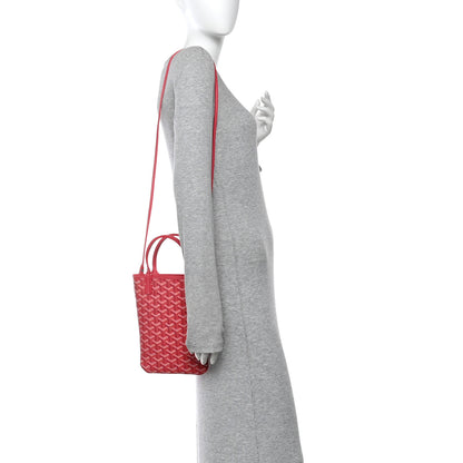 Goyard Goyardine Le Jardin Poitiers Tote PM Fuchsia 2 of 10