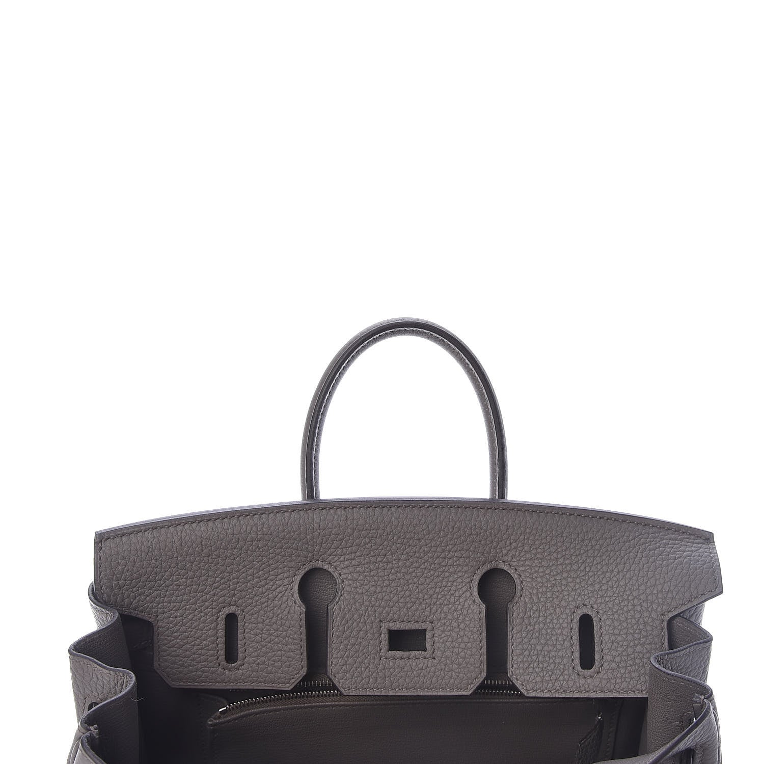 Hermes Togo Birkin 25 Etain 19 of 34