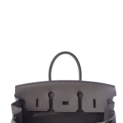 Hermes Togo Birkin 25 Etain 19 of 34
