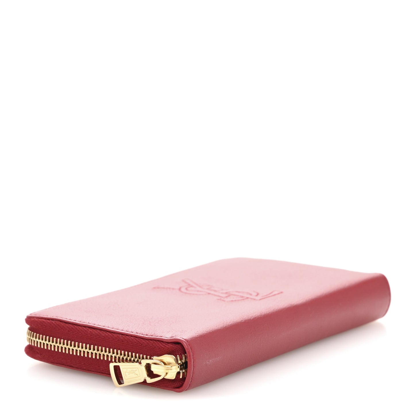 Chevre Belle De Jour Zip Around Wallet Rouge Orient
