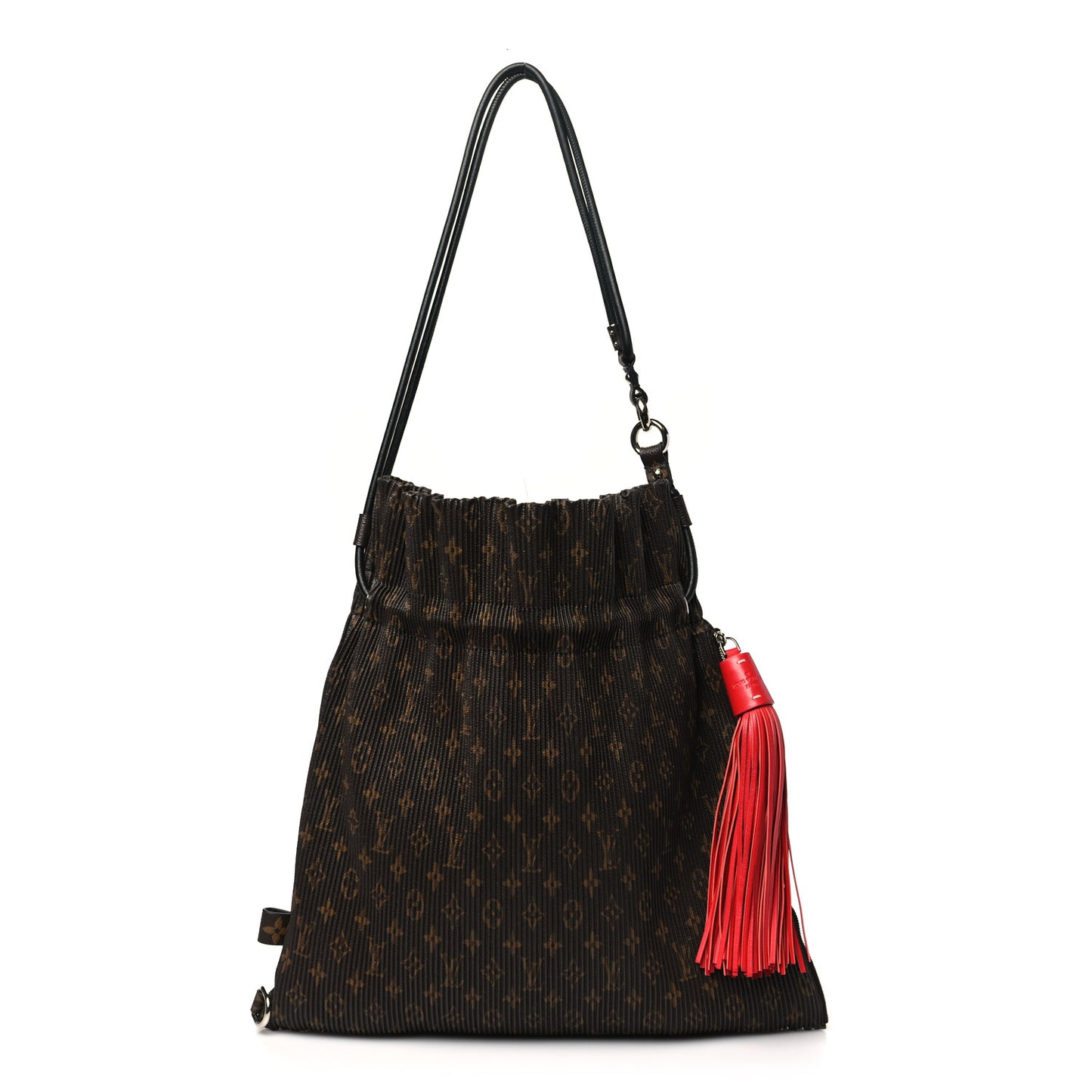 Monogram Canvas Pleated Explorer Bag MM
