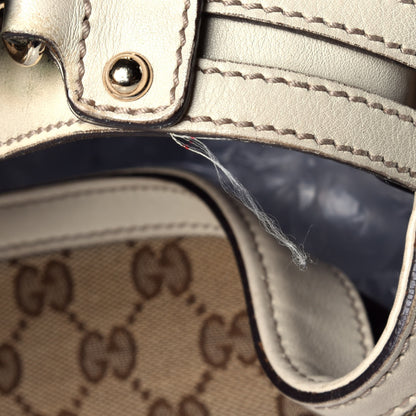 Gucci Monogram Large Wave Hobo Off White 11 of 14
