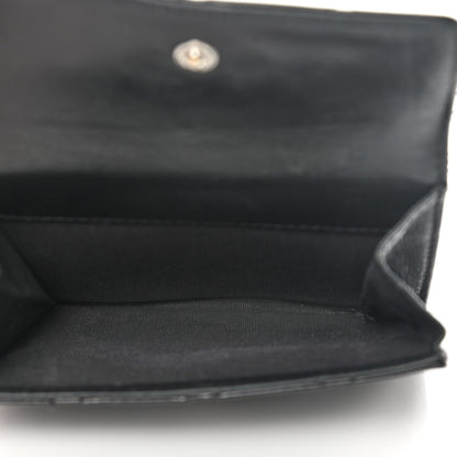 Chanel Patent Quilted Brilliant French Flap Wallet Black 5 of 14
