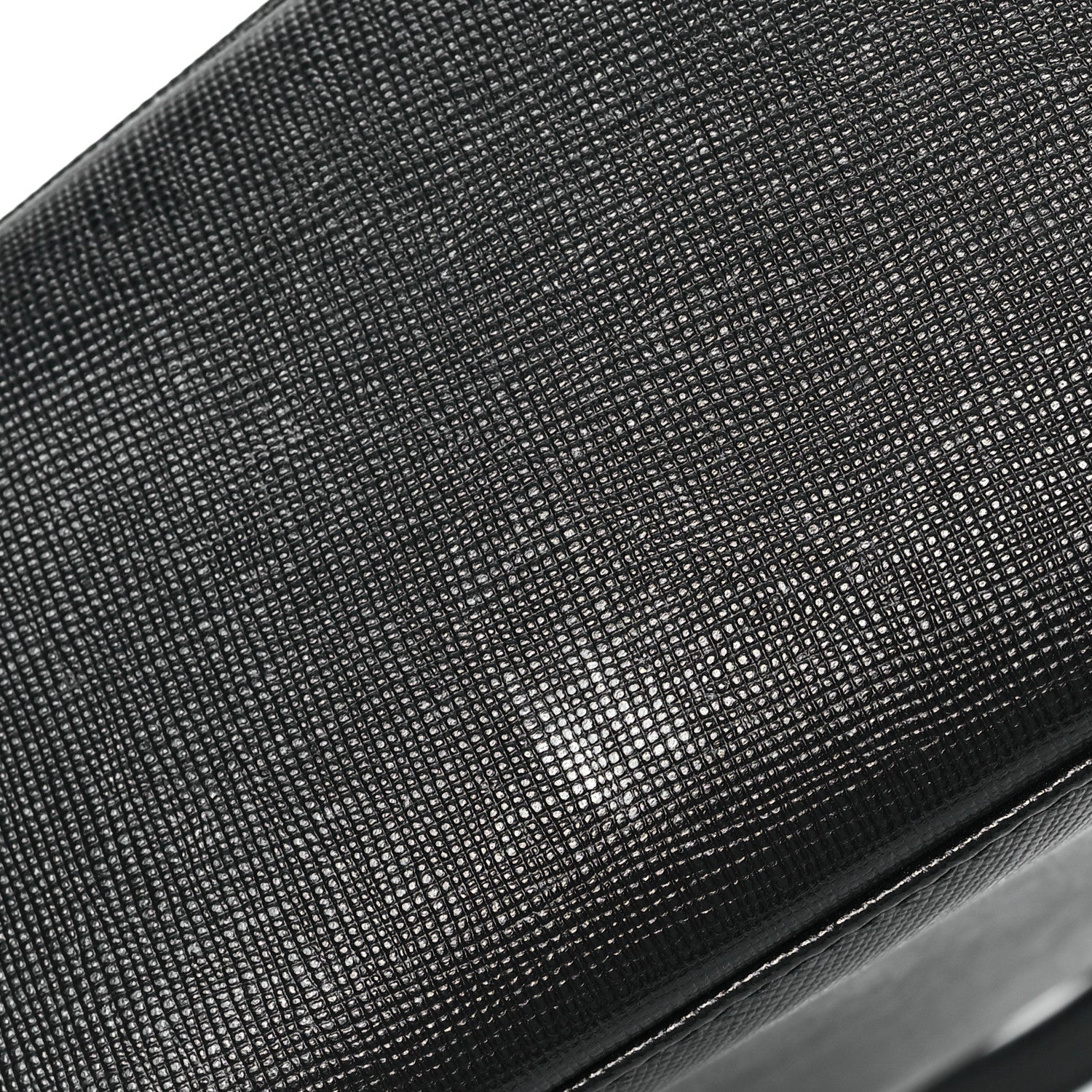 Salvatore Ferragamo Hammered Calfskin Small Iconic Top Handle Bag Black 12 of 12