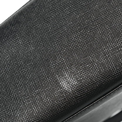 Salvatore Ferragamo Hammered Calfskin Small Iconic Top Handle Bag Black 12 of 12