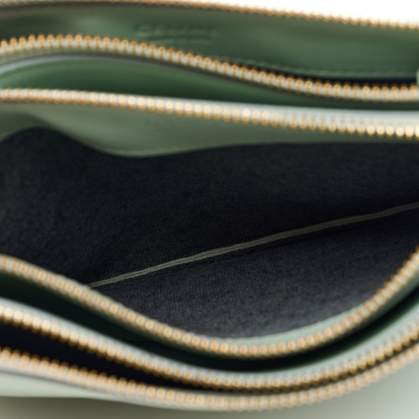 Lambskin Small Trio Crossbody Bag Jade