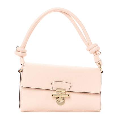 Salvatore Ferragamo Calfskin Glam Shoulder Bag Pink Lemonade 1 of 9