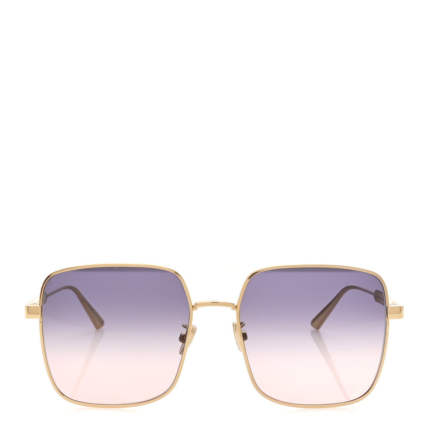DiorCannage S1U Metal Sunglasses Gold