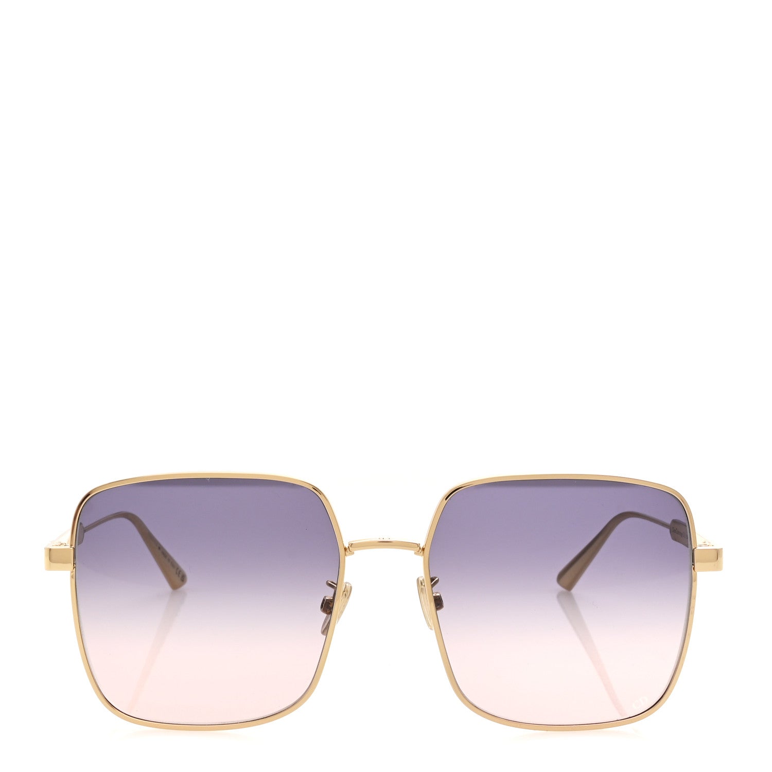 Christian Dior DiorCannage S1U Metal Sunglasses Gold 2 of 8