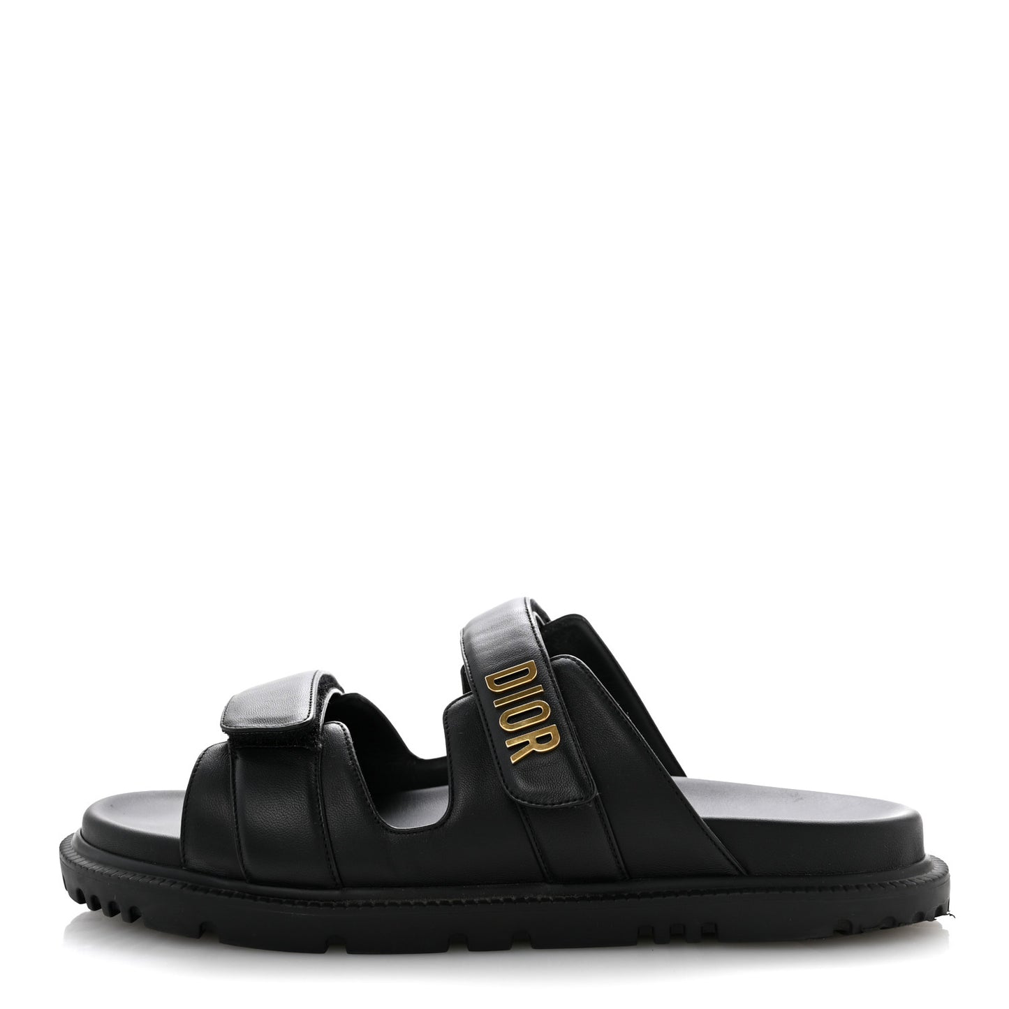 Lambskin Dioract 10mm Sandals 41 Black