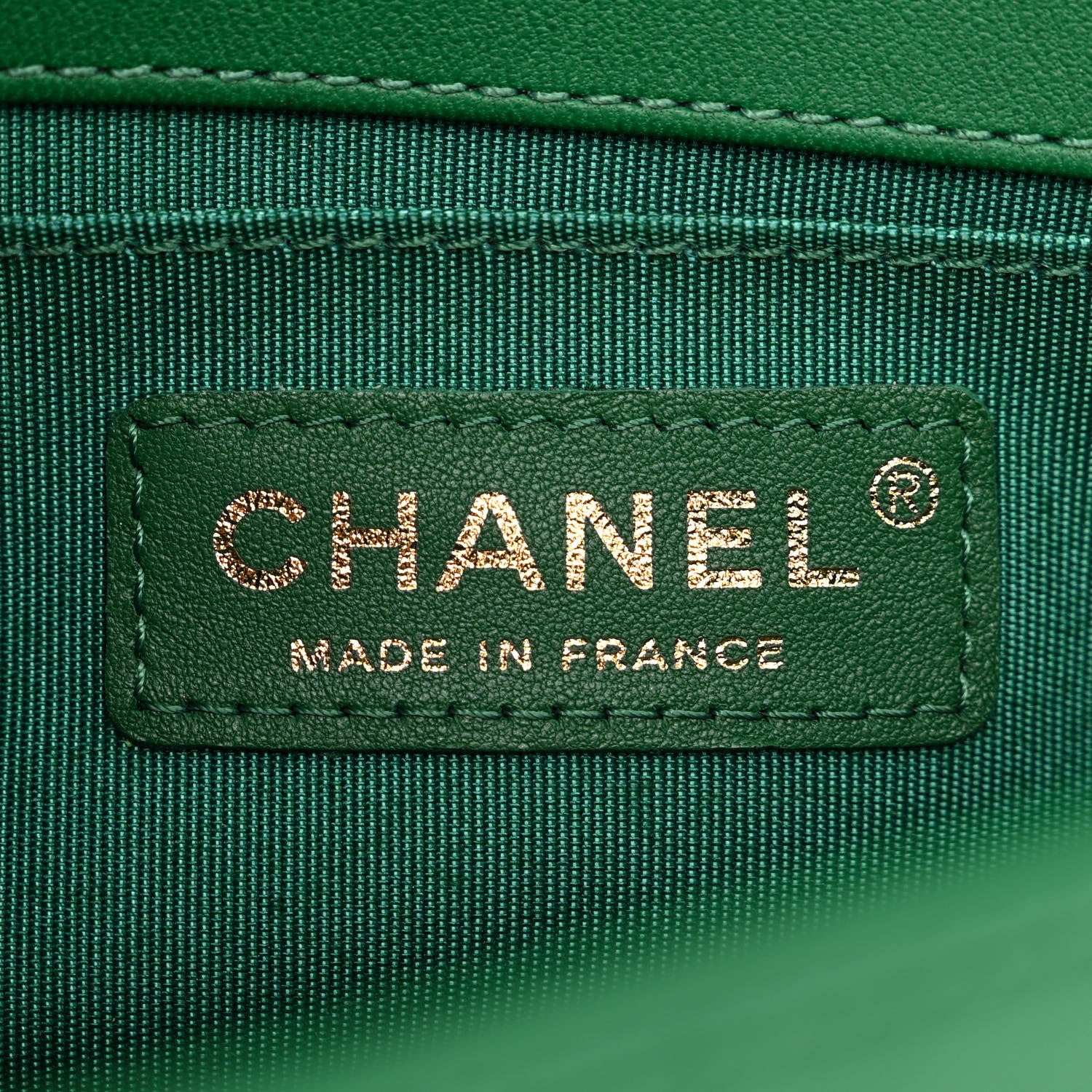 Chanel Lambskin Quilted Small Boy Flap Green 8 of 14