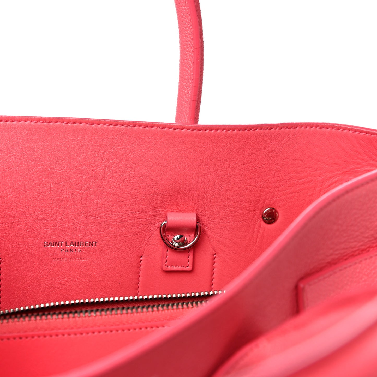 Grained Calfskin Small Sac De Jour Rose Clair