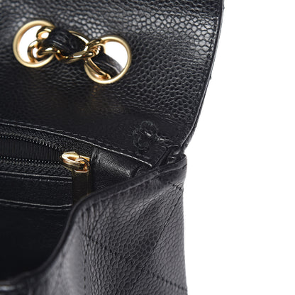 Chanel Caviar Quilted Jumbo Single Flap Black 11 of 12