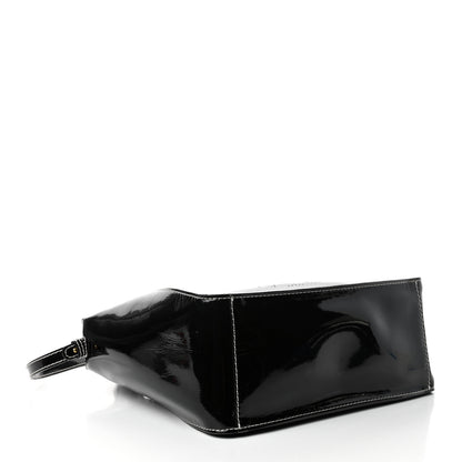 Stella McCartney Eco Alter Patent East West Perforated Tote Black 3 of 4
