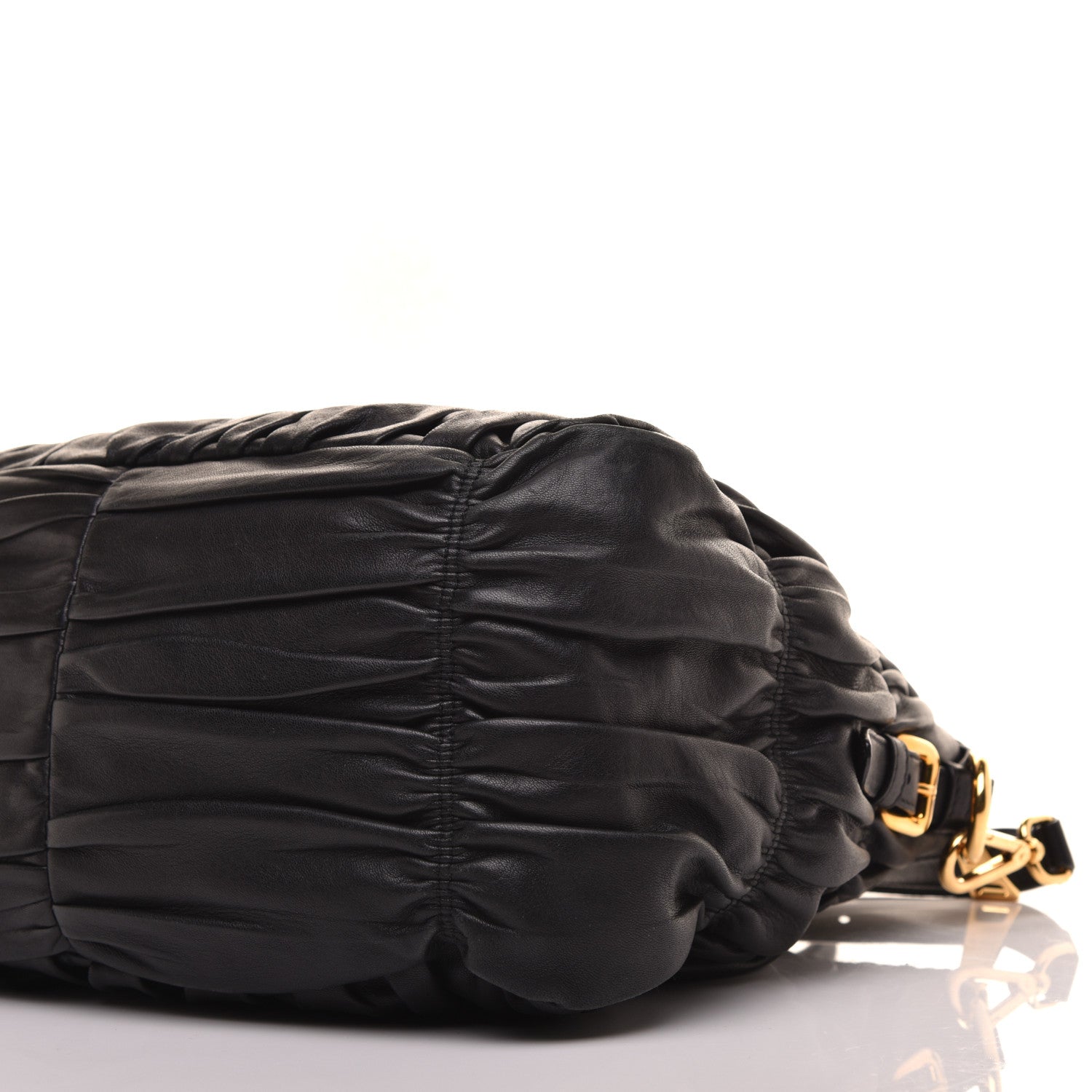 Prada Nappa Gaufre Tote Black 7 of 7