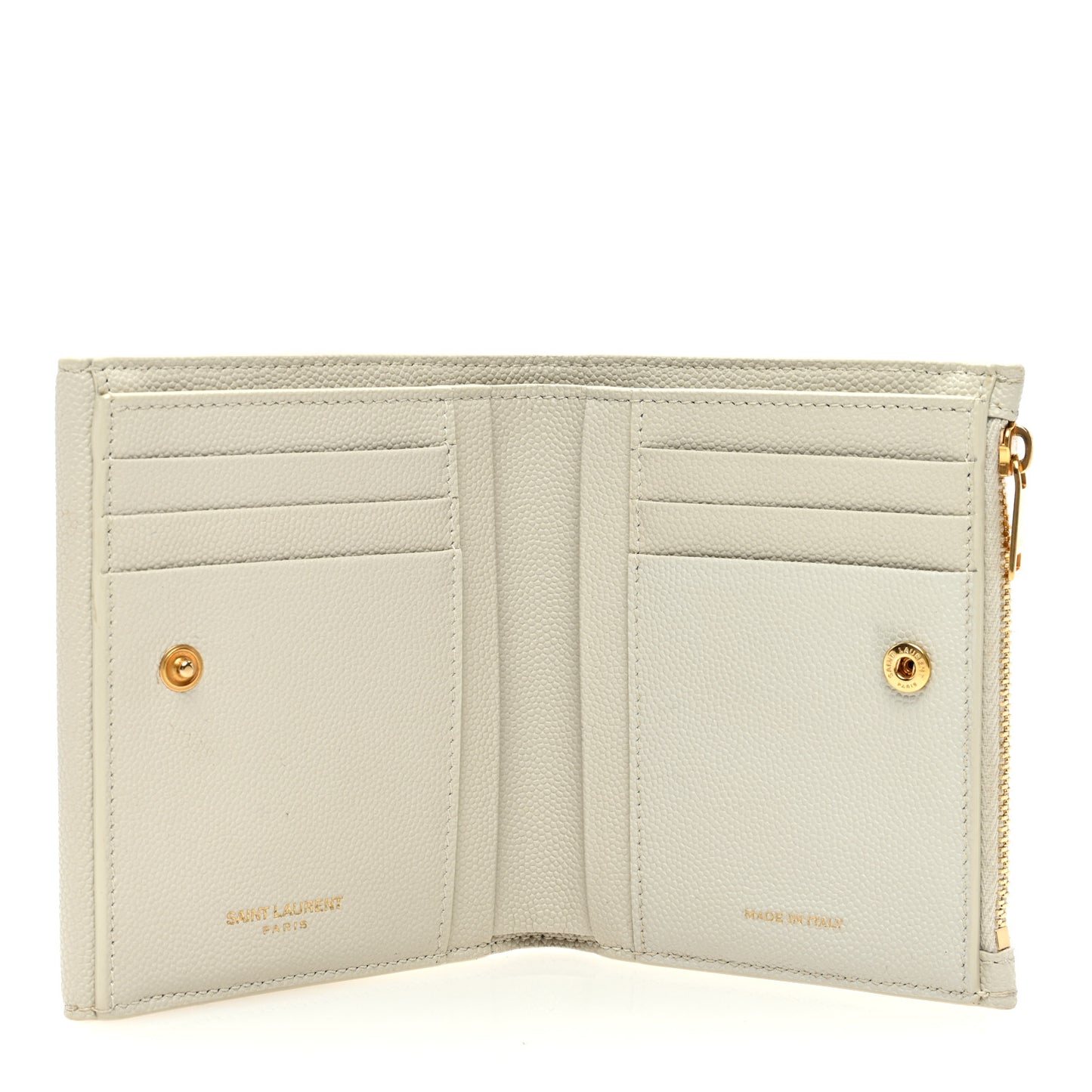 Grain De Poudre Monogram Uptown Compact Wallet Blanc Vintage