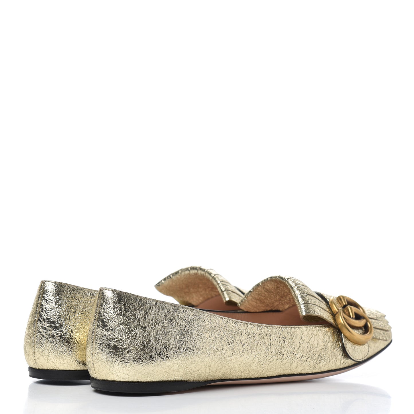 Galassia GG Marmont Fringe Flats 36.5 Platino