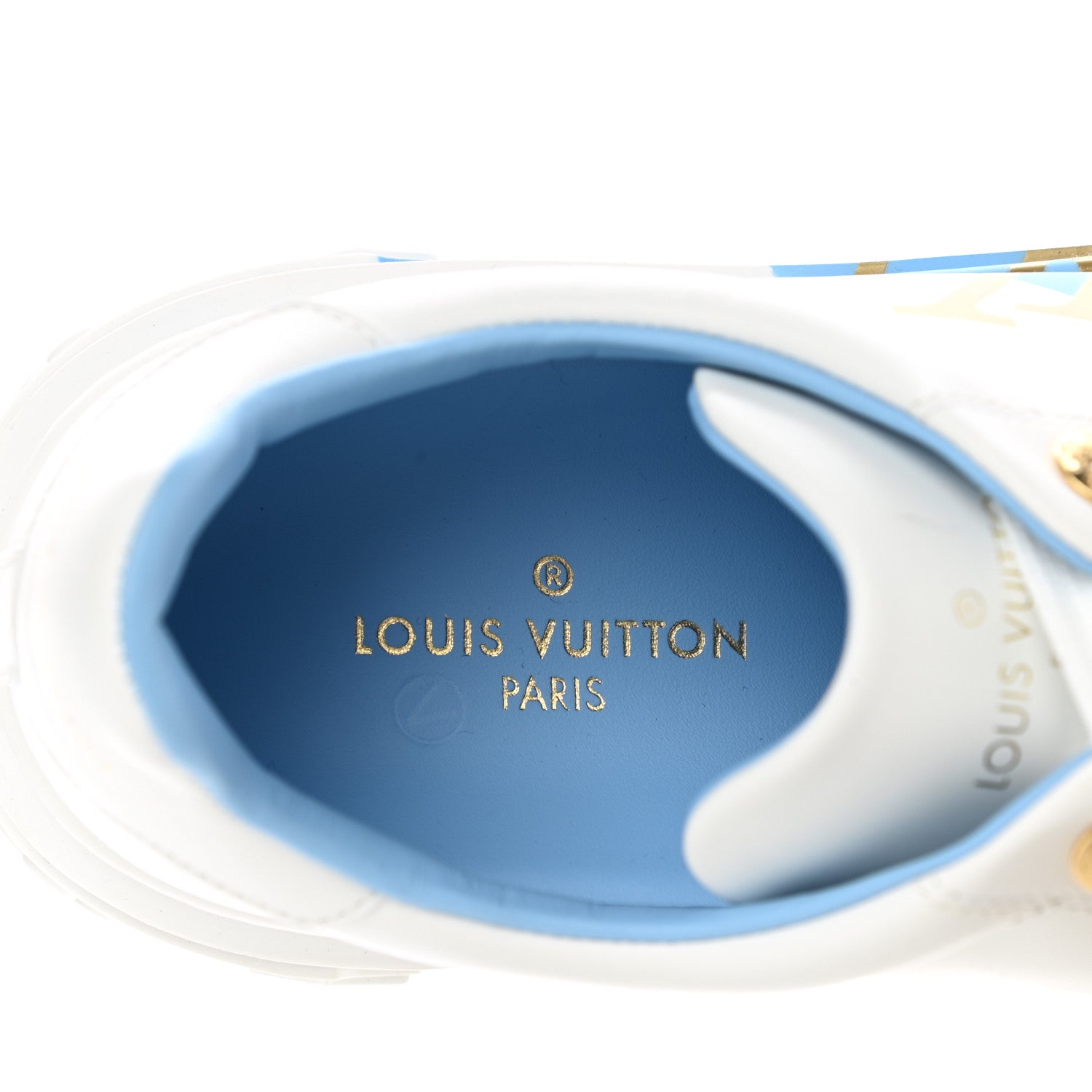 Louis Vuitton Monogram Time Out Sneakers 36 Blue 8 of 9