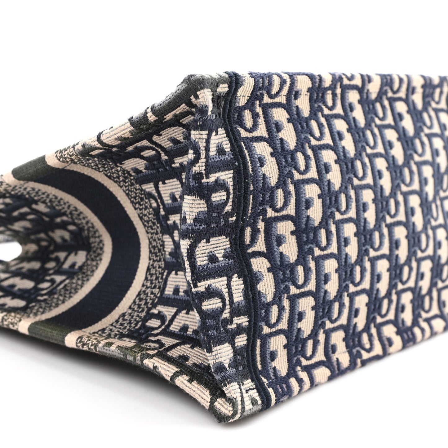 Oblique Small Book Tote Blue Multicolor
