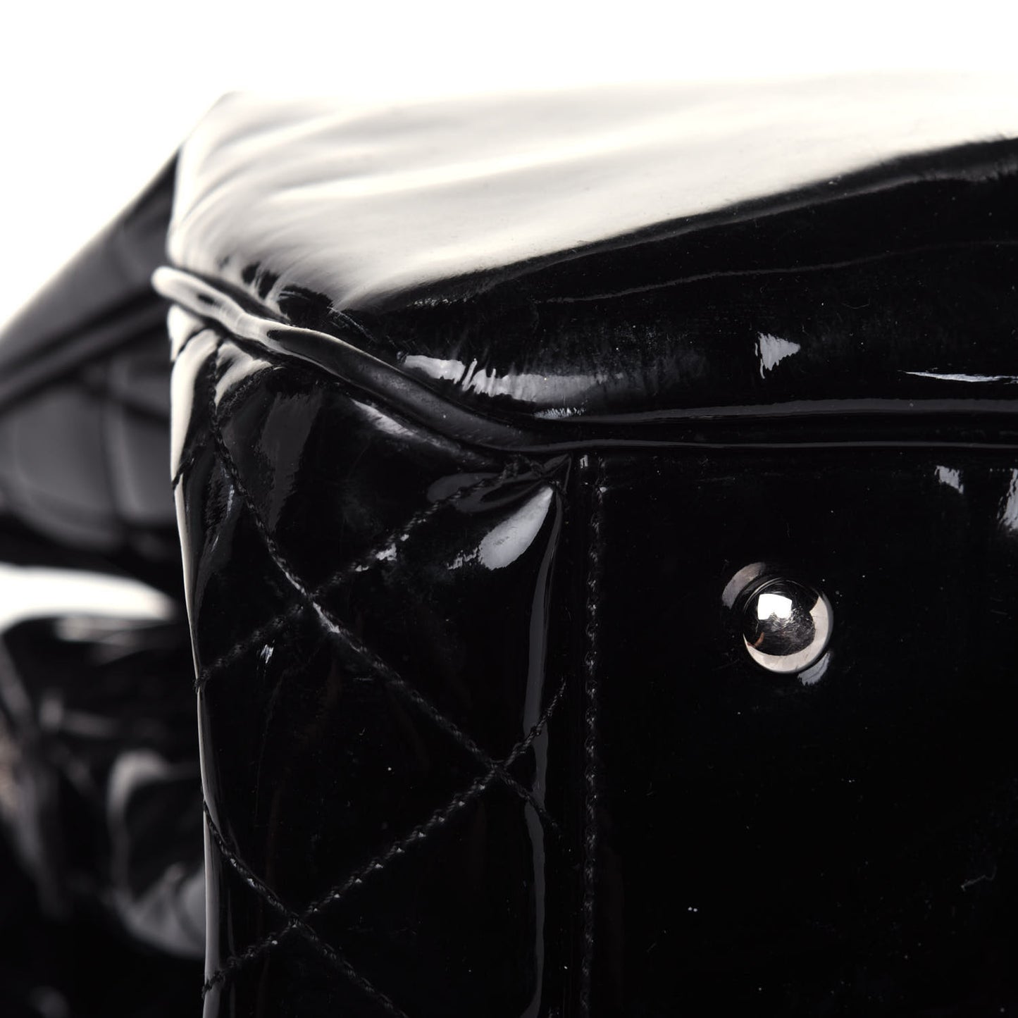 Vinyl XL Lipstick Tote Black