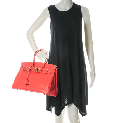 Hermes Epsom Birkin 35 Rose Jaipur Gold 2 of 25