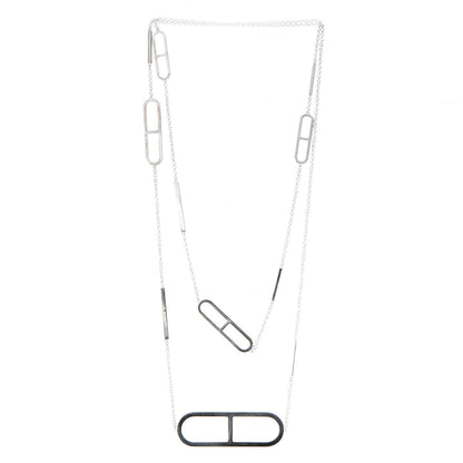 Hermes Sterling Silver Ever Chaine d'Ancre Long Necklace 3 of 6