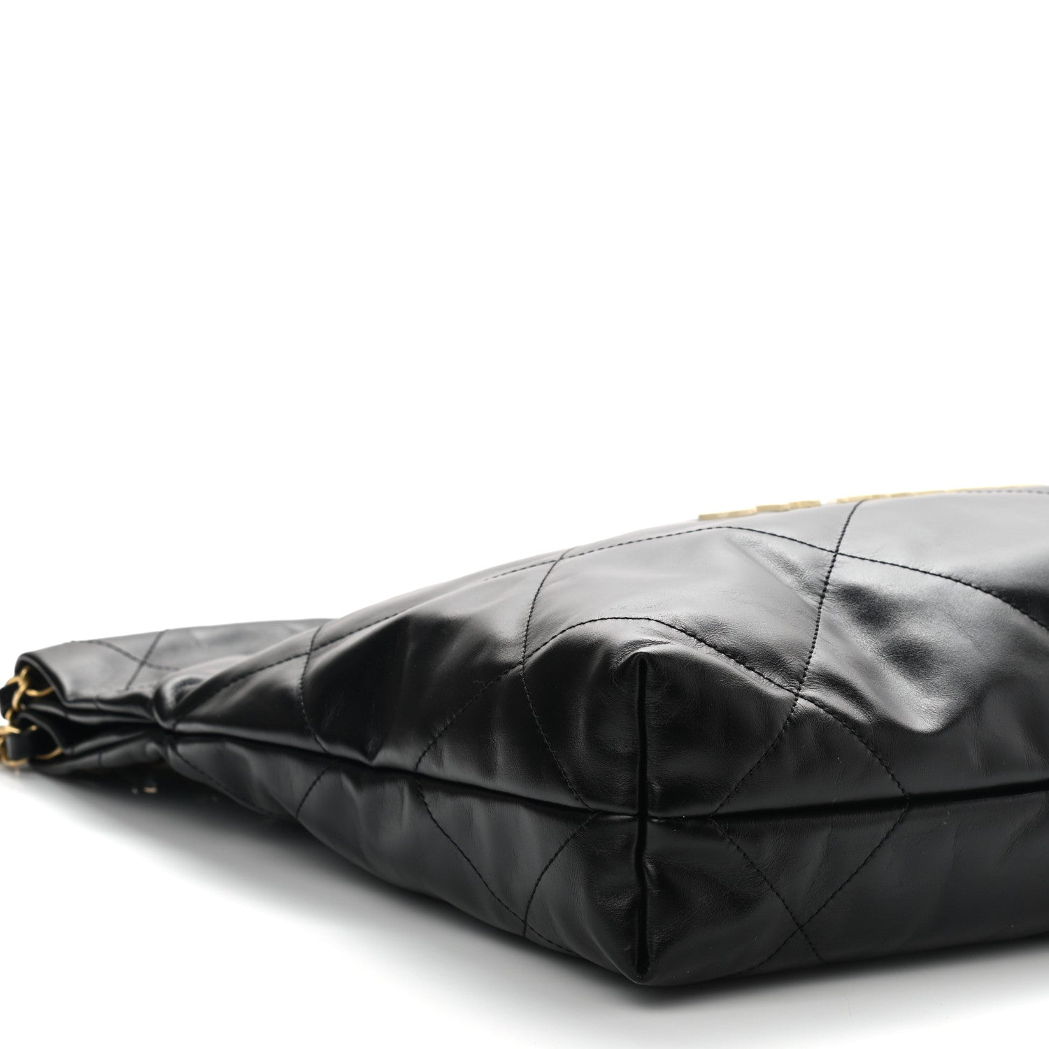 Chanel Calfskin Quilted Small Chanel 22 Black 9 of 10