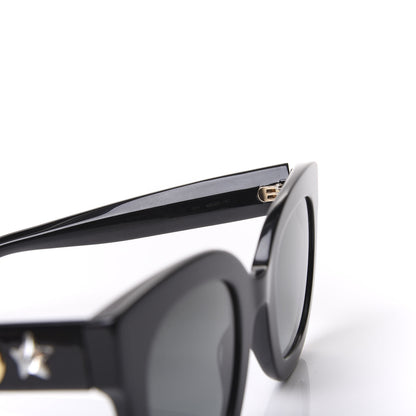 Gucci Round Frame Star Sunglasses GG0208S Black 4 of 7