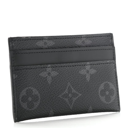 Louis Vuitton Monogram Eclipse Porte-Cartes Double Card Holder 3 of 7