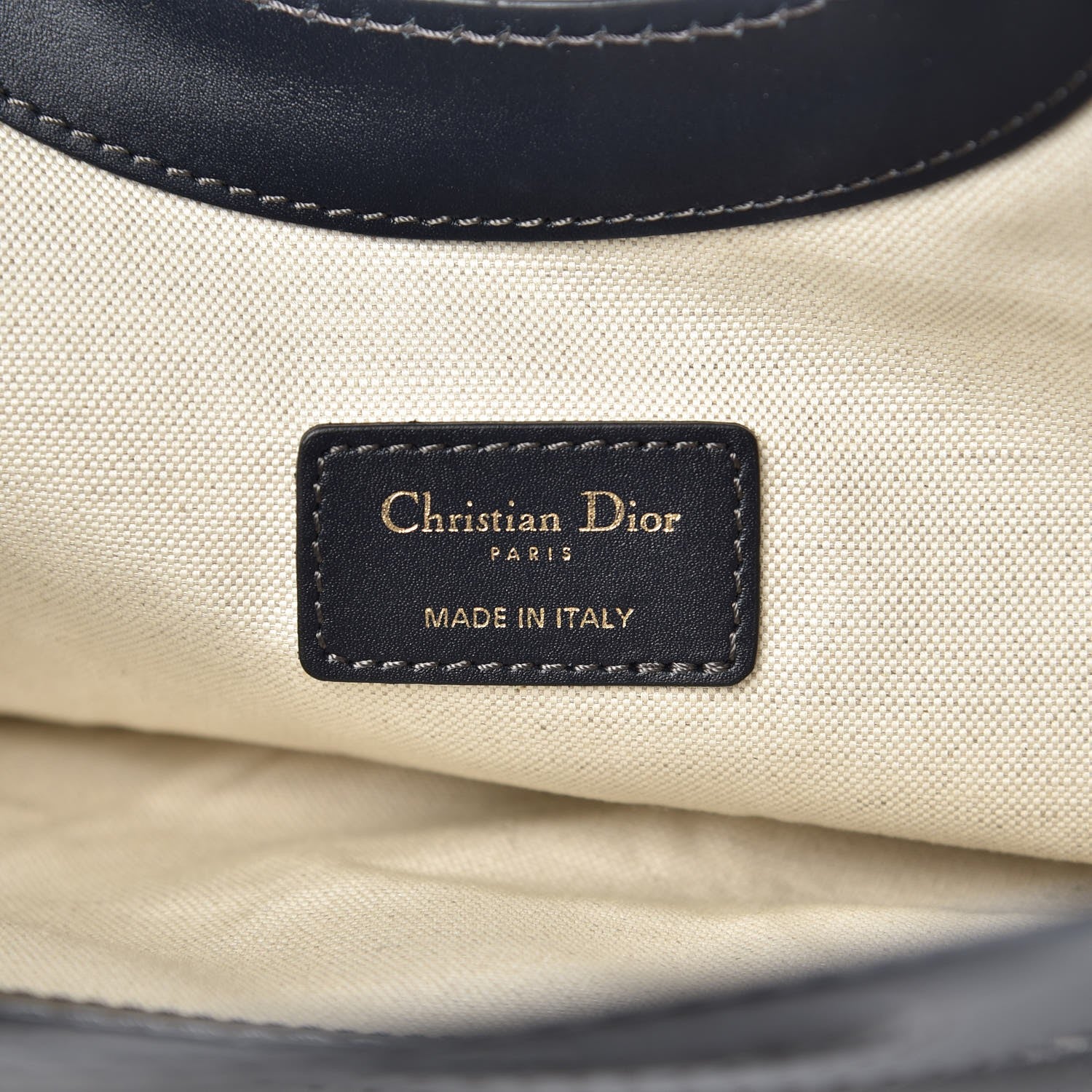 Christian Dior Oblique Tarot Fold Over Clutch Blue 9 of 11