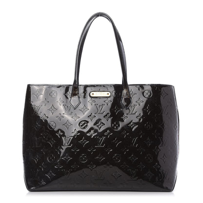 Louis Vuitton Vernis Wilshire MM Blue Infini 1 of 8