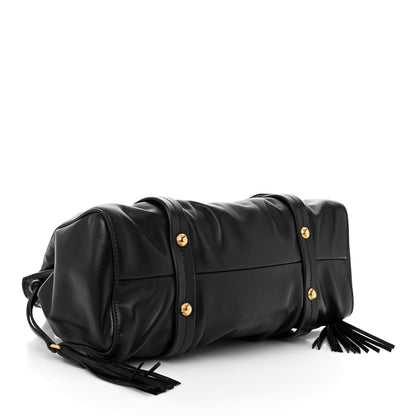 Miu Miu Nappa Joie Satchel Black 4 of 9