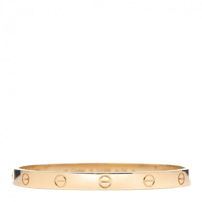 Cartier 18K Yellow Gold LOVE Bracelet 18 1 of 7