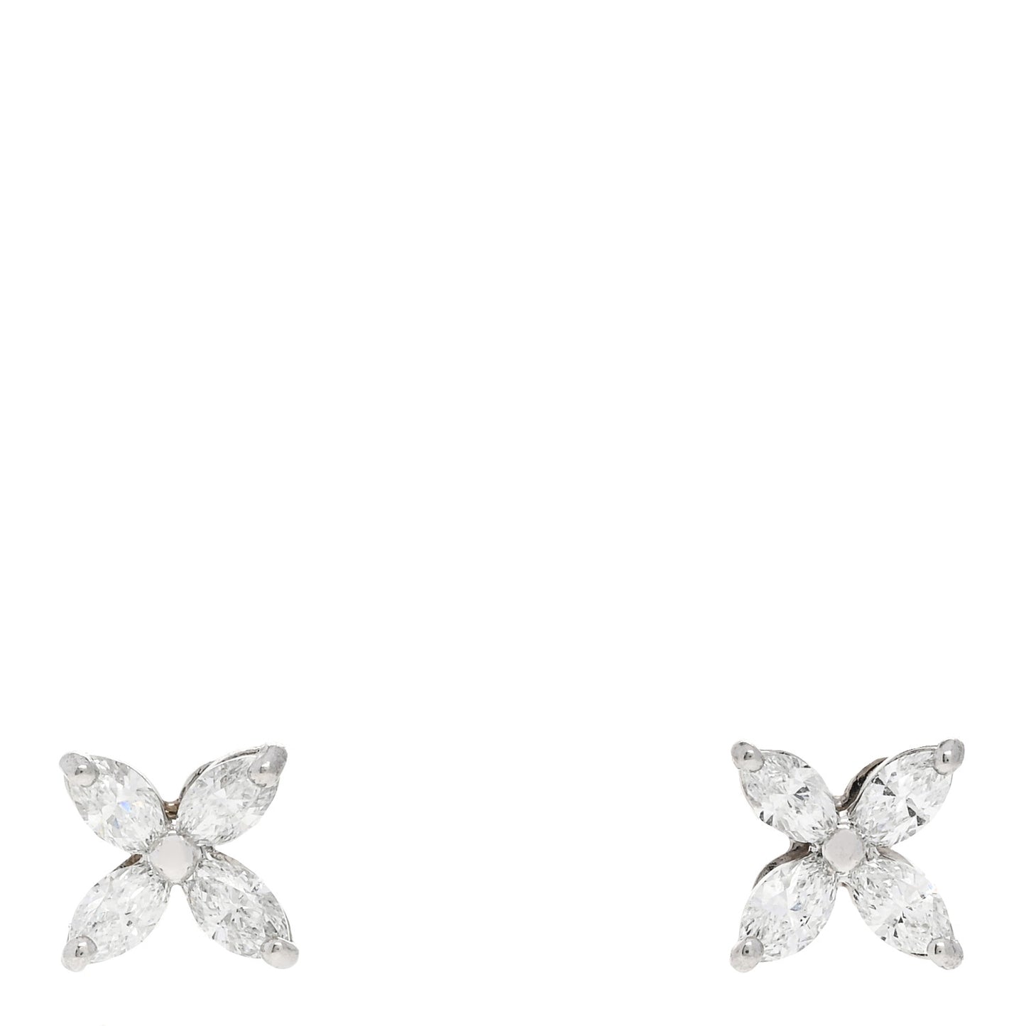Platinum Diamond .19ct Mini Victoria Earrings