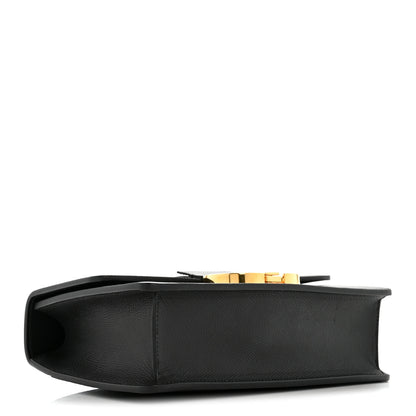Christian Dior Grained Calfskin 30 Montaigne Flap Bag Black 4 of 14