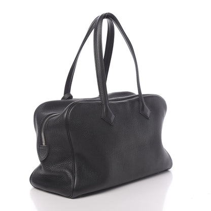 Hermes Taurillon Clemence Victoria II 35 Black 3 of 12