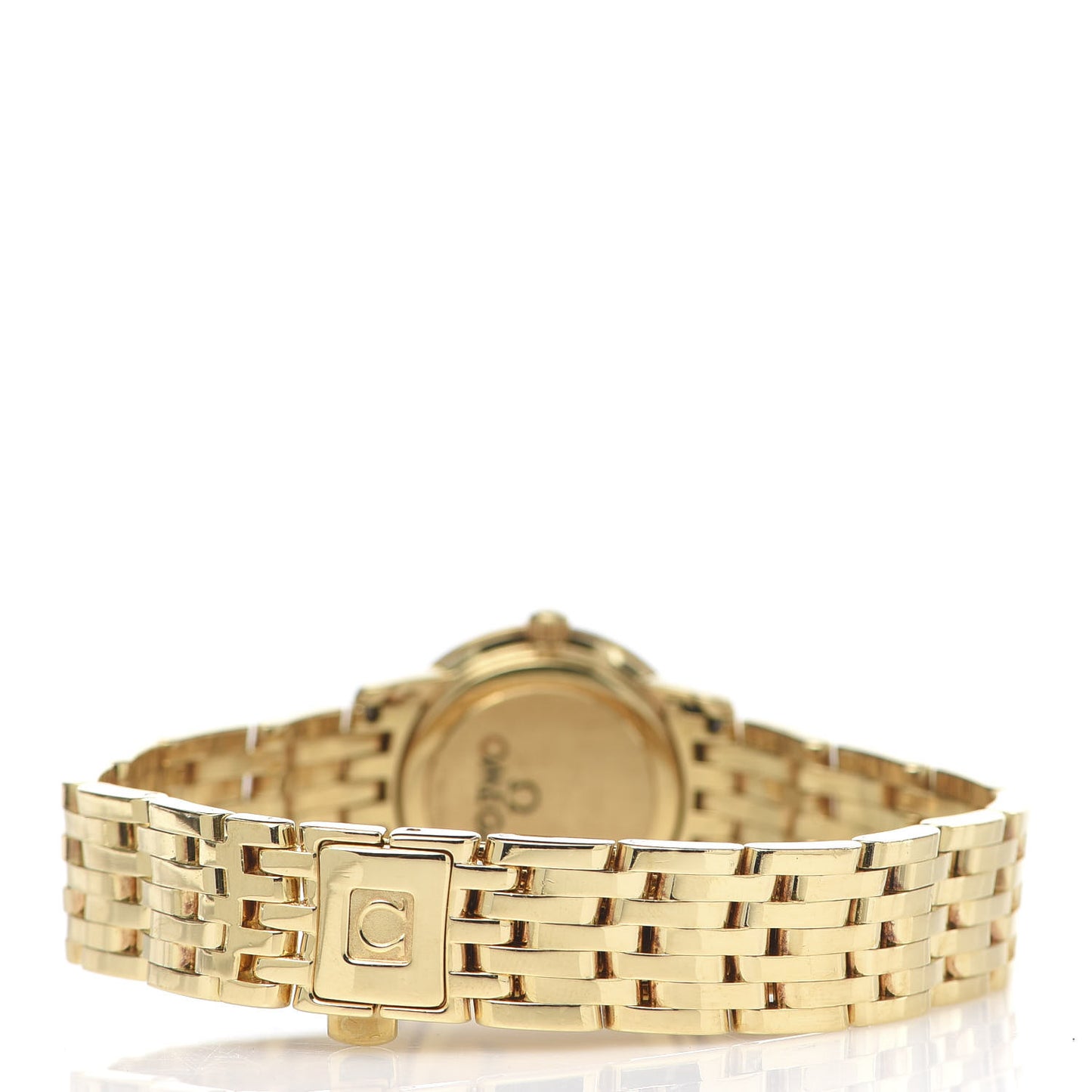18K Yellow Gold Diamond Bezel 22mm De Ville Prestige Quartz Watch 4175.35.00