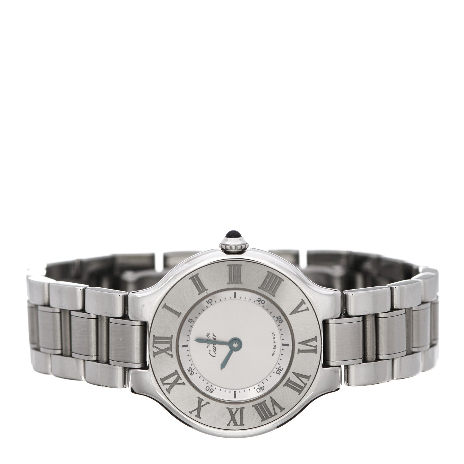 Cartier Stainless Steel 28mm Must De 21 Quartz Watch 2 of 5