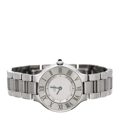 Cartier Stainless Steel 28mm Must De 21 Quartz Watch 2 of 5