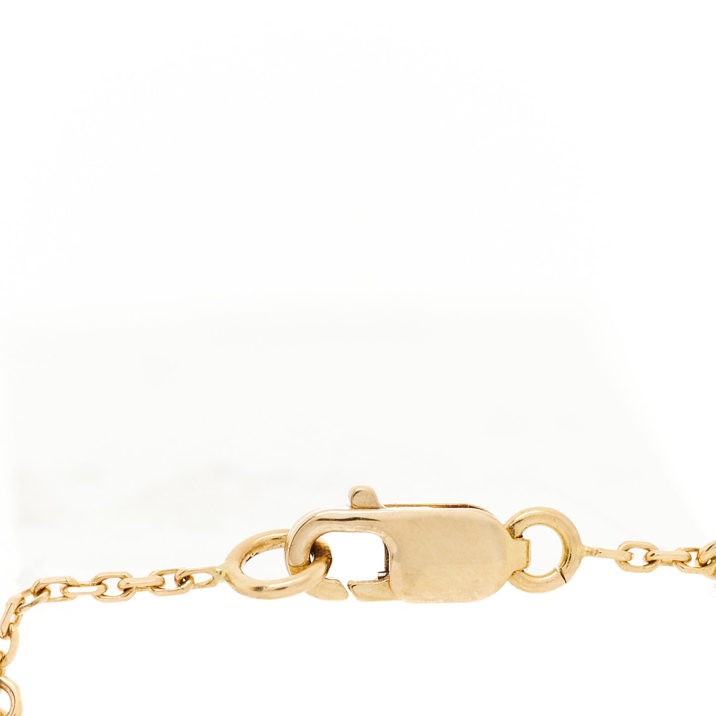18K Yellow Gold Mother of Pearl Sweet Alhambra Bracelet